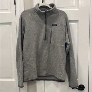 Patagonia Men's Gray Better Sweater 1/2 Zip